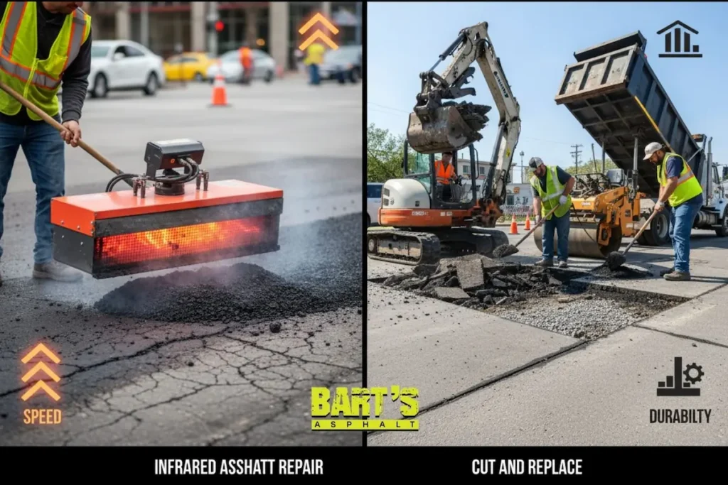 Infrared vs. Cut and Replace