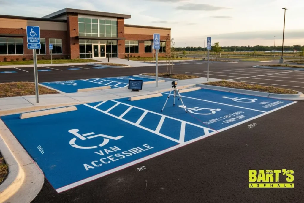 Top ADA and Line Striping Essentials for Compliant Parking Lots 1