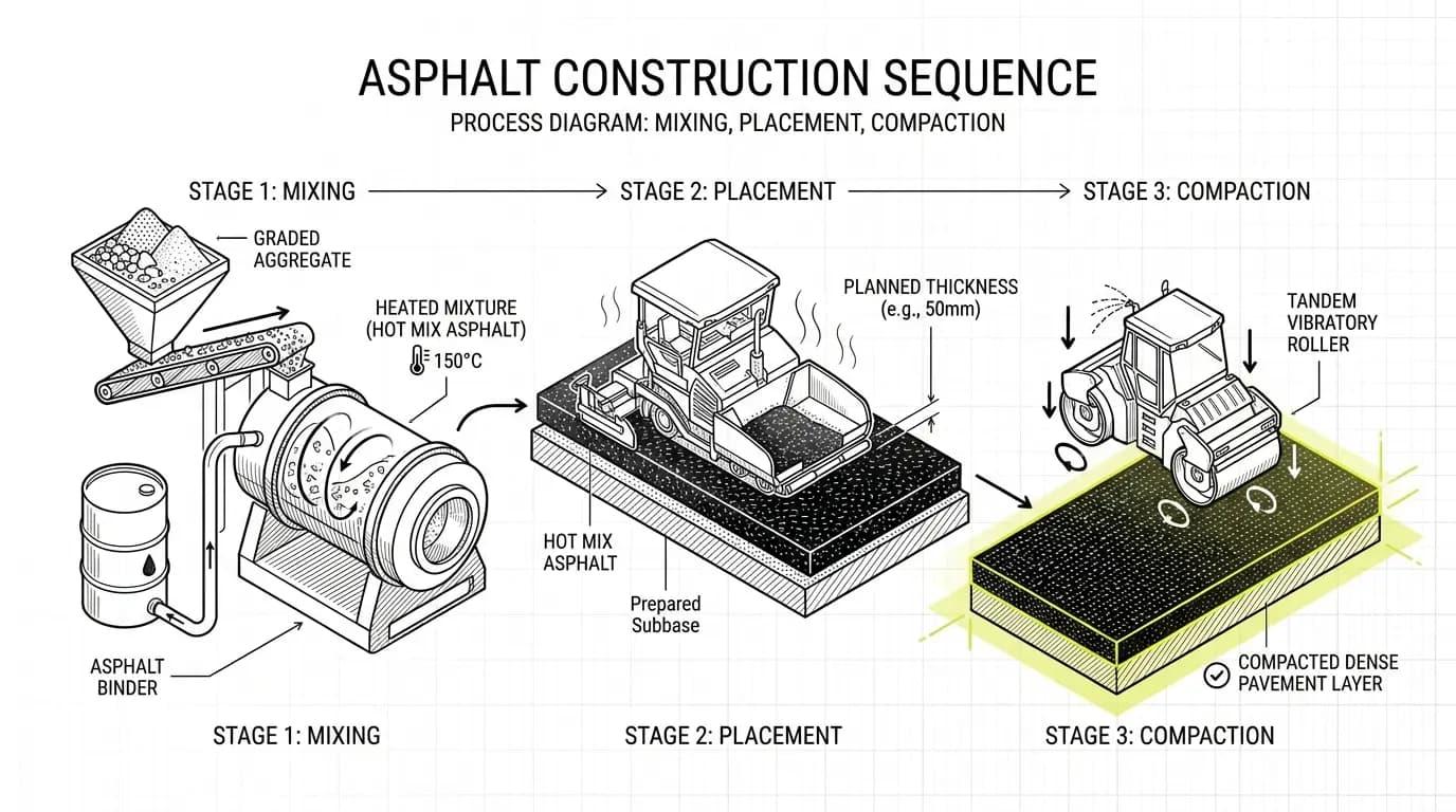 Asphalt vs Chip Seal for Commercial Properties: A Comparative Guide 1 asphalt construction sequence
